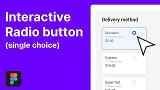 How to  create an Interactive radio button