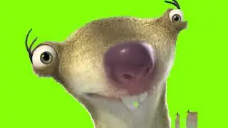 sid the sloth whassup my mammals green screen