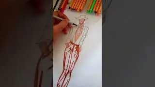 How to become a fashion illustration #fashion designing #reels #drawing #song