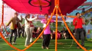 famous folk singer Nabin Paudel performing mahamritunjaya sibasan nepal