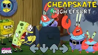 FNF: CHEAPSKATE [High Effort] // Mr. Krabs VS Spongebob [Botplay] █ Friday Night Funkin' █