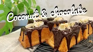 Flourless coconut and chocolate cake - The Baking German - Ottolenghi