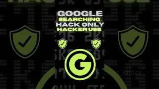 Google Hacking Trick | Google Dorks | Google Search like a Hacker #learnhacking #EHack #Googledorks