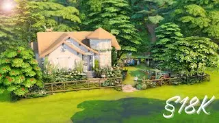 Cute Starter Cottage 🌱// The Sims 4: Speed Build // No CC