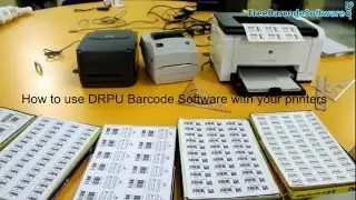 How to use DRPU Barcode Software with different printer