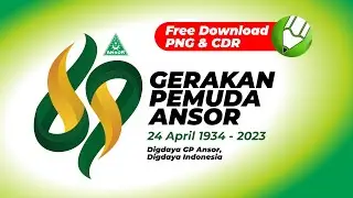 Download Logo Harlah GP Ansor ke 89 - Free CDR dan PNG - Speed Trace Logo #EdukasiGrafis