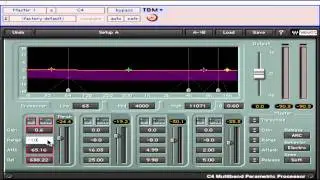 Waves Mastering Lesson 3 - C4 Multiband Parametric Processor Tool