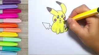 Learn to Draw Pikachu in Under 5 Minutes! #drawing #pokemon