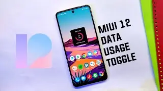 Add Miui 12 Data Usage Toggle On Any Xiaomi Device | Miui 12 Data Usage Control Centre