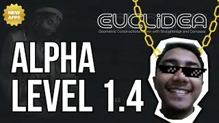 Euclidea Walkthrough - Alpha Level 1.4 - Circle in Square