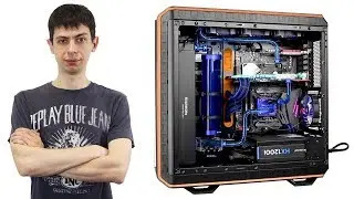 Игровой ПК с водяным охлаждение в корпусе bequiet! Dark Base PRO 900