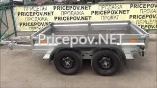 Прицеп AvtoS AF23NB двухосный, торсионный.