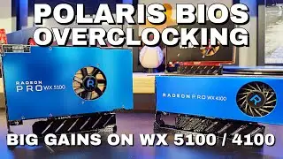 BIOS Overclock Polaris GPU's: AMD Radeon Pro WX 4100 / WX 5100 Timespy