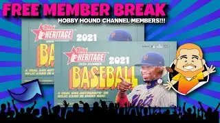 Free Channel Member Break - 2 - 2021 Topps Heritage High # Box (See the description to become one!)
