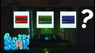 Where all the KEY CARDS go in BE A SILLY SEAL