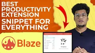 ⚡Best Productivity Chrome Extension l TextBlaze🔥