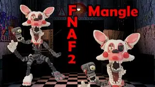 Как слепить Мангл из пластилина FNAF2/UCN/FNAF HELP WANTED