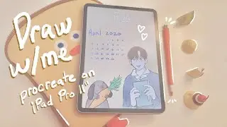 [drawing🎨 + chill w/me🐰] Procreate on  iPad Pro 11” .artist. [special message to you]