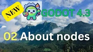How to make a 2D Godot game - 02 About Nodes #tutorial