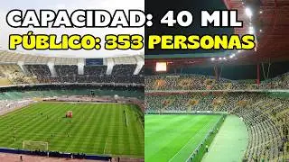 EQUIPOS PEQUEÑOS QUE JUEGAN EN ESTADIOS GIGANTES
