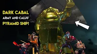 Destiny 2 - DARK CABAL ARMY! Calus Pyramid Ship, Vox Obscura Secrets and Truth!