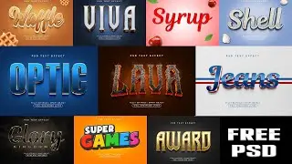 2022 3D Text Effect Bundle Part 59