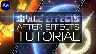 Space Effects - After Effects Tutorial (Make a black hole, galaxy, or sun!)