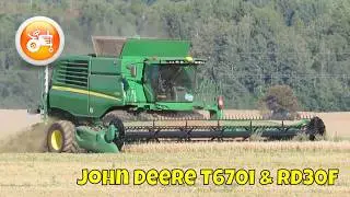Harvest 2024 | John Deere T670i combine harvesting barley