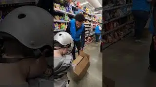 Little Robocop Invades Walmart! #funnykids #robocop #reels #robocopkid
