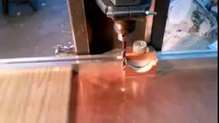 Самодельный присадочник под конфирматы.. Первый пуск.