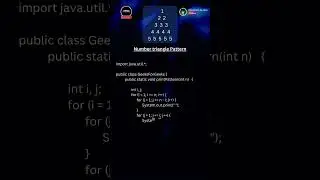 Java Number triangle Pattern || @apnadepartment  Java Pattern Questions