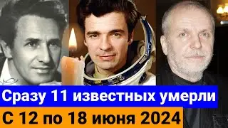 Знаменитости, которые умерли с 12 по 18 июня 2024