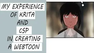 CREATING WEBTOON IN KRITA VS. CSP