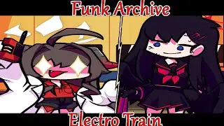 FNF MOD: [Blue Archive] Friday Night Funkin Funk Archive - Kasumi VS Ichika | Electro Train