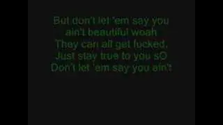 Eminem - Beautiful (Lyrics)