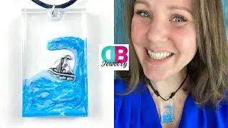 Using UV Resin and Epoxy in One Jewelry Piece