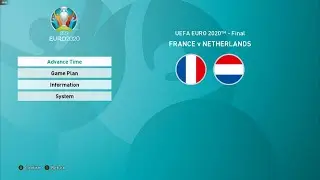 Seru Final FRANCE v NETHERLANDS UEFA EURO 2020 PES 2021