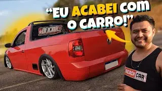 SAVEIRO G5 0,0 DA OFICINA 47 😱 “EU ACABEI COM O CARRO!”
