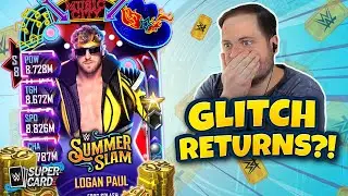 HUGE GLITCH is Back in WWE SuperCard and Its BAD... Cashing in on Logan Paul!