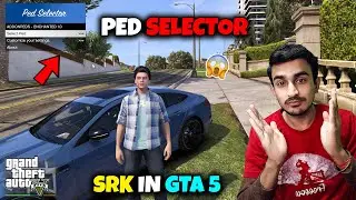 How to Install Peds in GTA 5 | Install Ped Selector in GTA 5 | Shahrukh Khan in GTA 5 | GTA 5 Mods