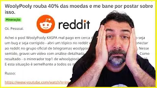 ⚠️ TRETA COM A WOOLYPOOLY - Pool Woolypooly está roubando os mineradores?