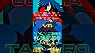 Madara Uchiha 😈 🆚 Tanjiro Kamaro 🥵.... #anime #shorts