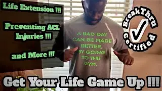 Get Your Life Game Up !!!! [Strength Training Effects, ACL Injures, Range of Motion Differences !!!]