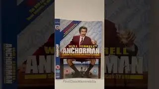 Will Ferrell signed Anchorman DVD Cover autograph movie autographs
