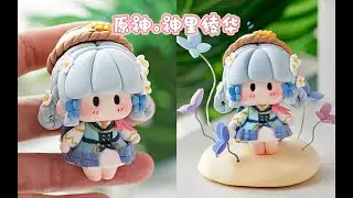 【原神WIKI】～神裡綾華 參上[Genshin Impact Wiki～Kamisato Ayaka] #黏土教程 #claytutorial