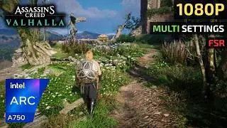 Assassin’s Creed Valhalla - Intel ARC A750 | Intel ARC A750 + Ryzen 5 5600 Benchmark 1080p