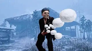 Peeing on Snow Skulls during the Dbd Bone Chill Event 2023