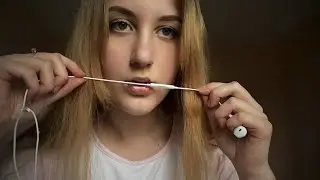 АСМР Ликинг | Звуки рта | ASMR Mic Nibbling | Licking | Mouth Sounds | Визуалочки/Hand Movements