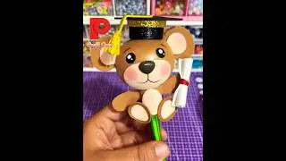 Lápices decorados con osito pequeños graduados