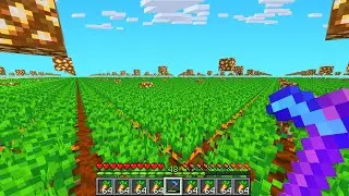 I Built The World's Biggest Farm in Minecraft Skyblock